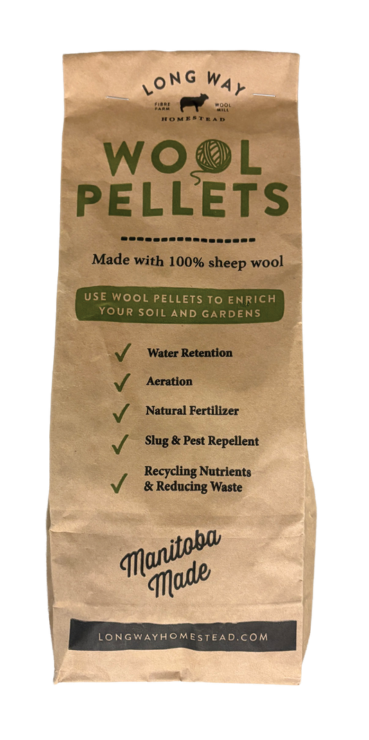 Schafwollpellets