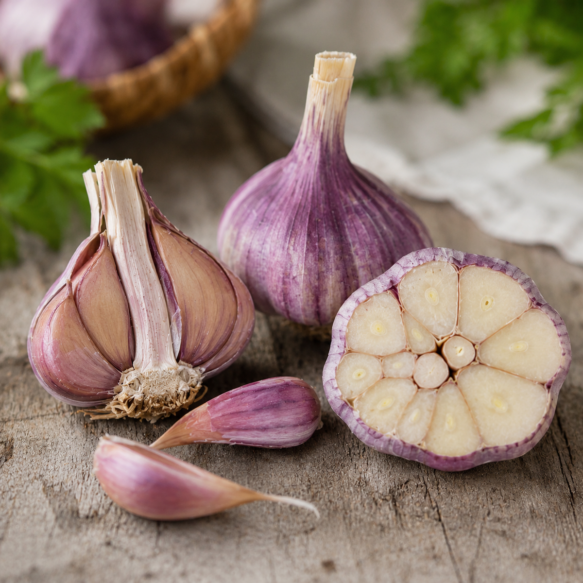 Fall Garlic Purple Glazer